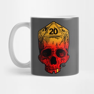 D20 Skull Mug